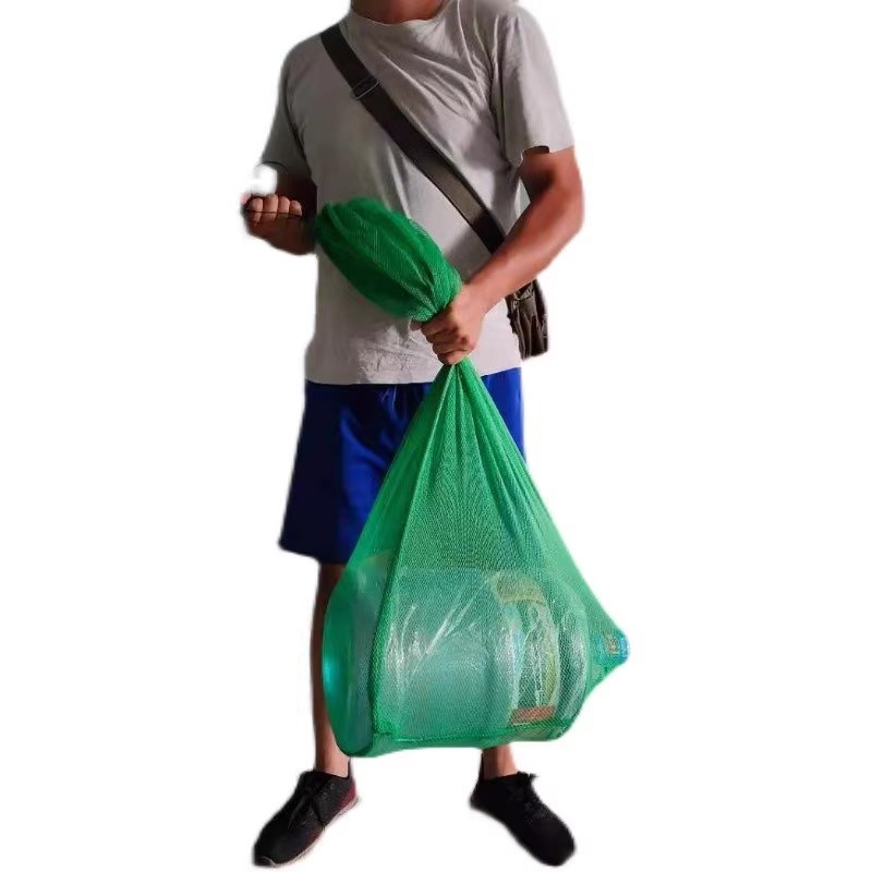 加厚网袋网兜鱼袋养鱼装鱼网袋钓鱼网G兜小号网箱网眼尼龙编织袋