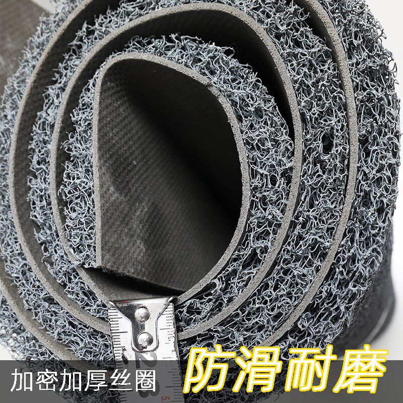 丝圈脚垫加厚可裁剪拉丝地垫进门门口室J外防滑商用地垫地毯入户