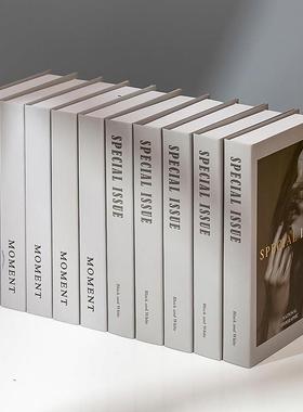 现代简约假书仿真书装饰书软装摆件样板间装饰品书房楼盘展厅摆设