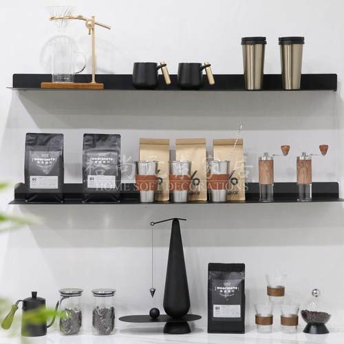 样板房、厨房、吧台柜、咖啡豆储罐、手冲泡壶组合摆件、售楼处、