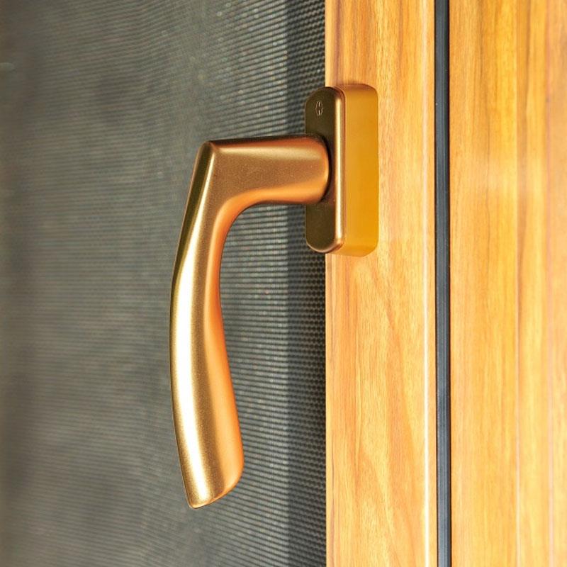 HOPPE德国进口好博执手断桥铝合金窗户把手0808方轴拉手窗把手