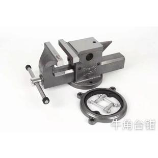 重型牛角台虎钳精密平口钳夹具台钳工作台多功能台钳工作台高精度