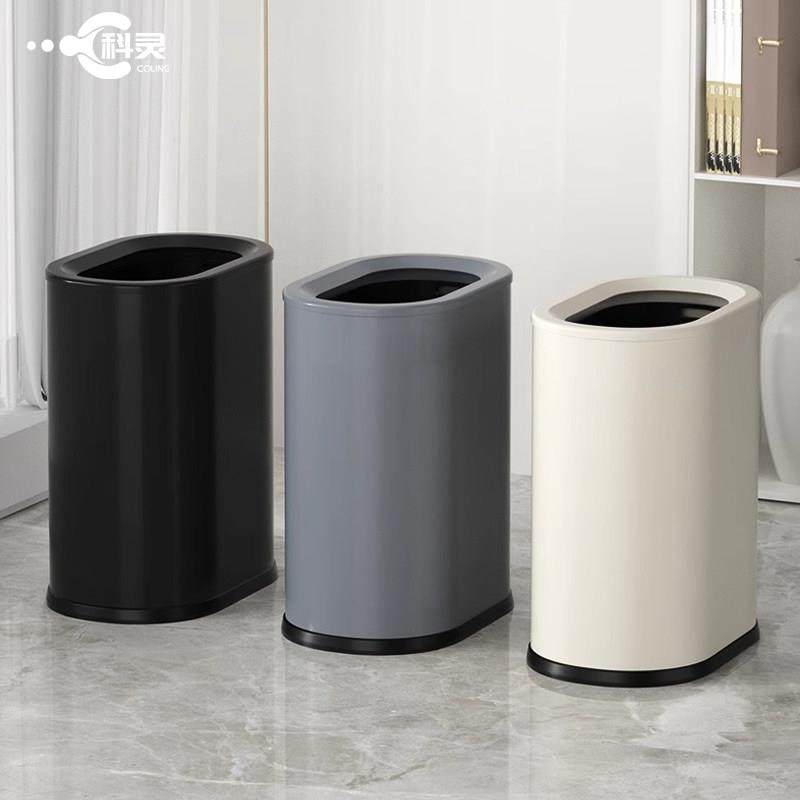 夹缝垃圾桶网红桶家用卫生间高颜值轻奢无盖双层客厅卧室窄缝北欧