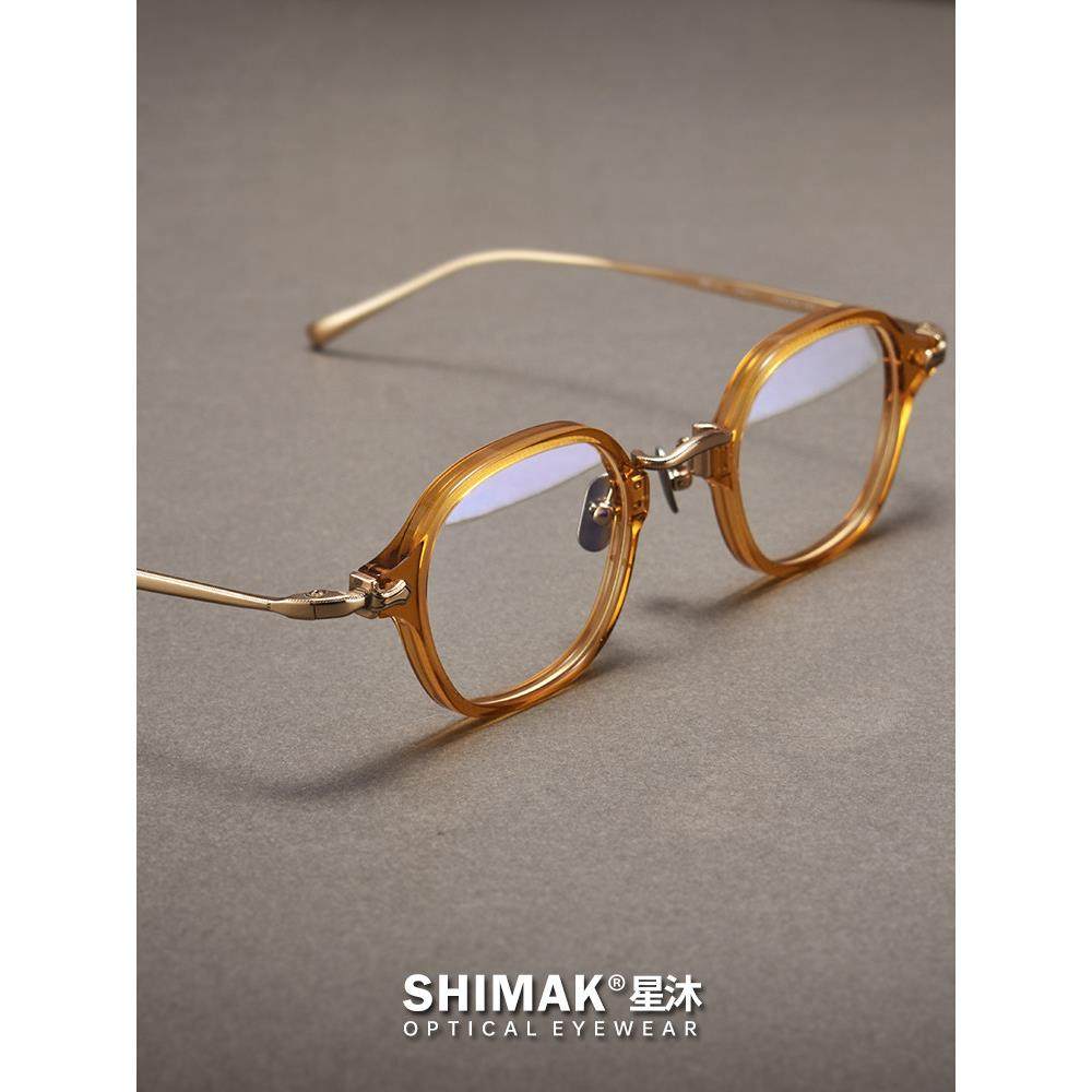 日系覆古超轻小方框板材纯钛高度近视眼镜框男镜架女万年龟titan,ZIPPO/瑞士军刀/眼镜,定制成品光学镜,淘宝优惠券,粉丝福利购,淘宝优惠卷