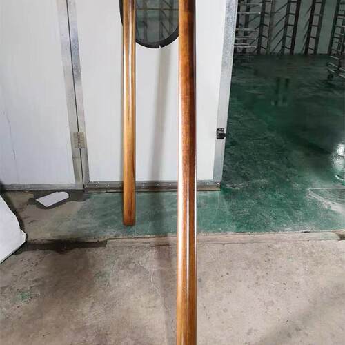 实木直梯快楼梯架印JJA扶菠萝格马蹄型扶手楼梯护栏手尼速发货