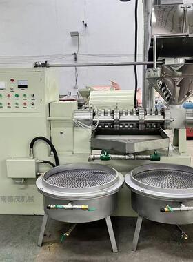 商用备TTU不锈钢榨油机生产线全自小型家压油动机设用花生液压榨