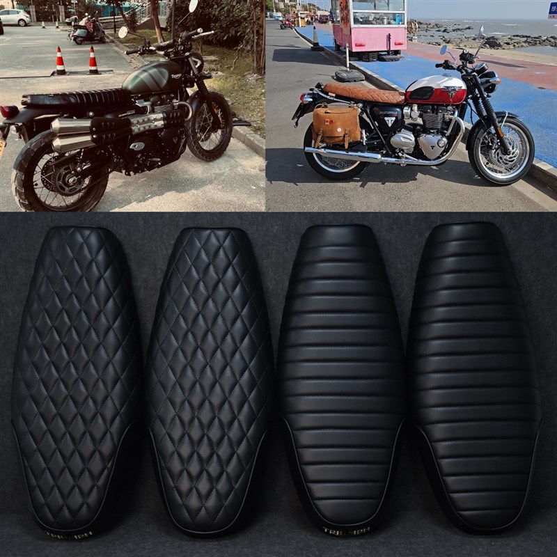 适用凯旋T120T100街双900速双900小攀K爬改装坐垫覆古定制改装坐