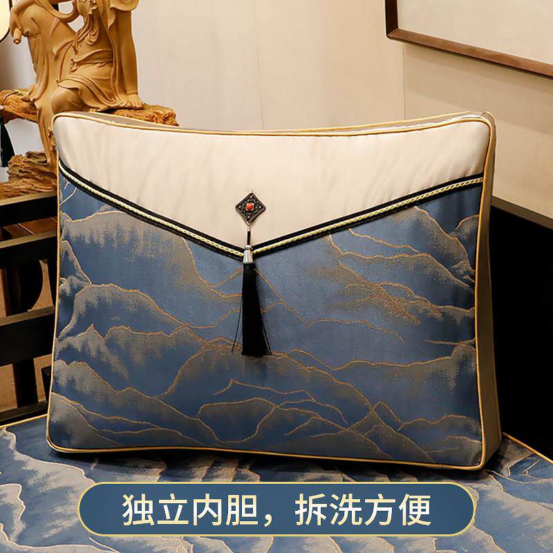 新中式靠背垫床上大靠枕客厅红木沙发靠垫靠背久坐护腰长方形腰靠