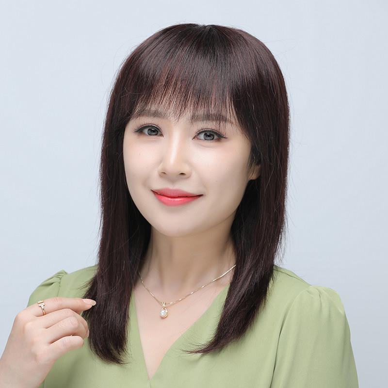 假发女长直发内扣长发全头套中老年女士发套轻薄妈妈假发修脸减龄