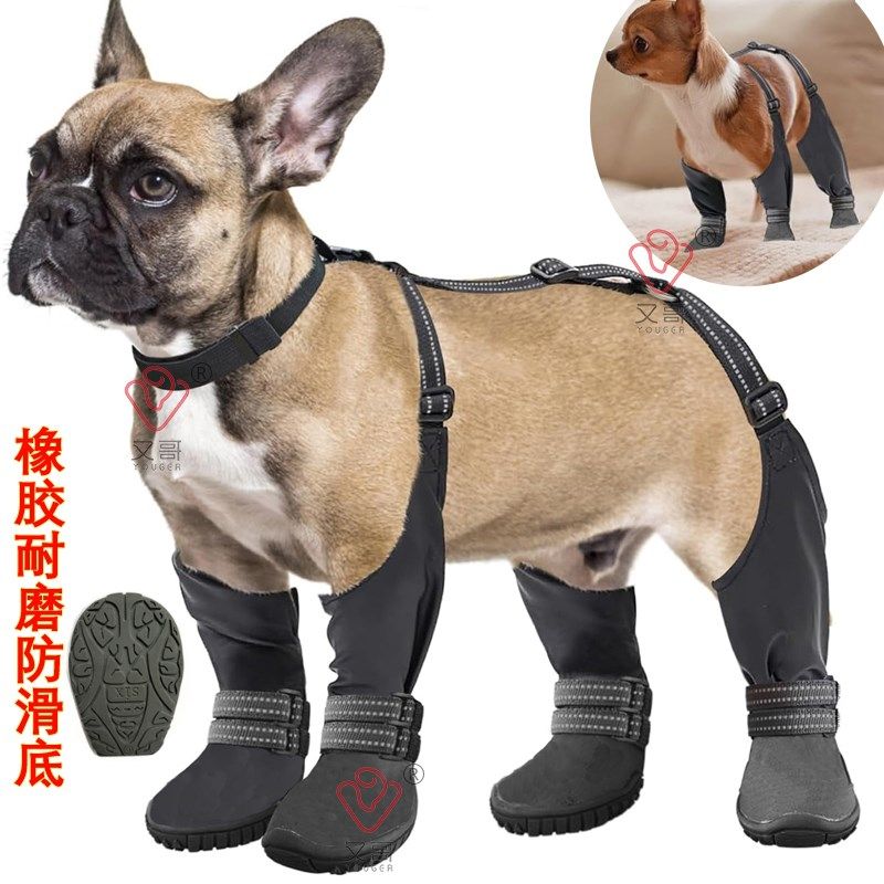 宠物用品遛狗外出不掉防掉防水耐磨防滑背带护腿套四季狗橡胶鞋子,宠物/宠物食品及用品,宠物鞋子,淘宝优惠券,粉丝福利购,淘宝优惠卷