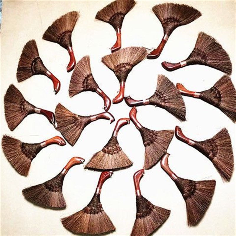 工匠师老式扫床刷l子新款家用耐用棕榈加密加厚床上扫帚高档笤帚