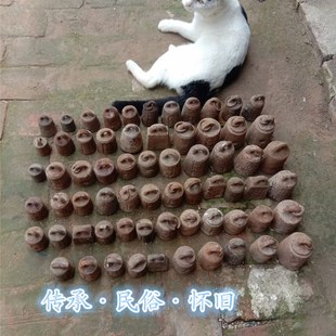 民俗怀旧老物件农村旧秤r砣铁秤砣大秤杆秤砣旧货铁砣镇宅装饰摆