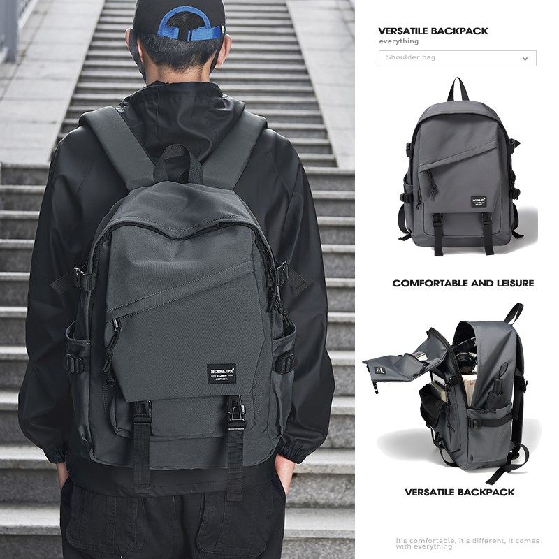 背包男士双肩包简约大容量书包男大学生通勤笔记本电脑包旅行包女,箱包皮具/热销女包/男包,双肩背包,淘宝优惠券,粉丝福利购,淘宝优惠卷