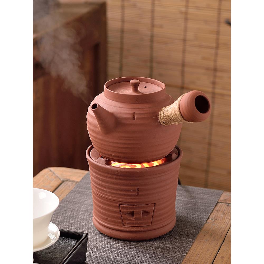 黄树藩电陶炉茶炉煮茶壶老式电热丝炉红泥煮砂铫小型家用电陶炉电