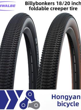Schwalbe Billy Bonkers 18/20*2.0 Birdy Bird汽车可折叠轮胎滑