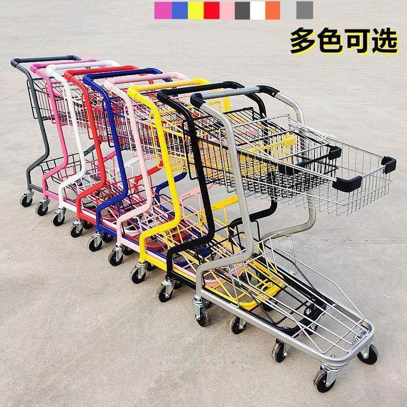 超市购物车商场手推车双层家用购物车摆摊道具网红店装饰ktv推车,商业/办公家具,购物车,淘宝优惠券,粉丝福利购,淘宝优惠卷
