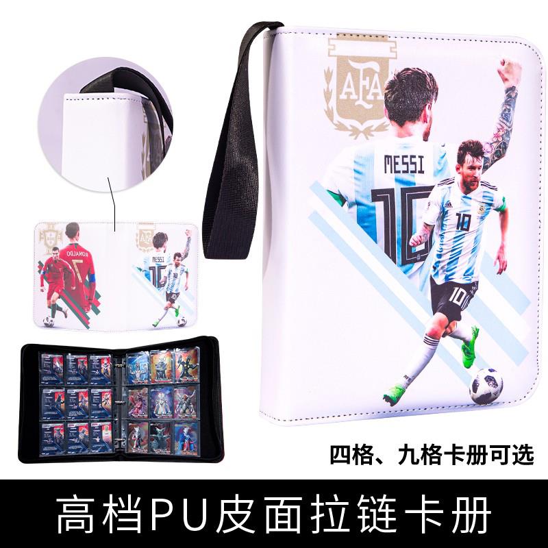 帕尼尼球星卡梅西姆巴佩卡册3寸小卡九宫格大容量活页拉链收藏册
