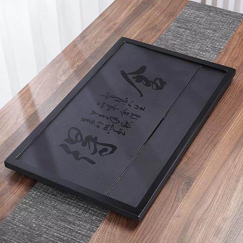 55+37+3自然原石乌金石茶盘定制内嵌规格石板茶台中间面板嵌入式,餐饮具,茶盘,淘宝优惠券,粉丝福利购,淘宝优惠卷