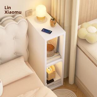 10cm夹缝柜15公分极窄床头柜床边缝隙超窄置物架窄缝收纳小型窄柜