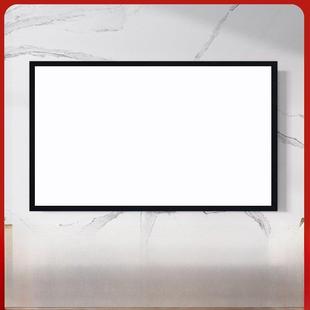 投影窗帘家用100英寸超高清长、短抛日间防光投影框窗帘