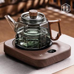 煮茶过滤泡茶壶器茶具 玻璃小型煮茶壶加厚耐高温家用小电陶炉套装