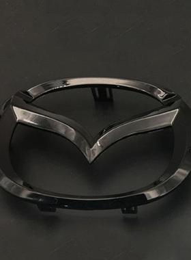 适用于 于Mazda5 MX-5中网标马2前车标MazdaMX-5后尾标亮光黑改装