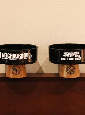 潮牌实木底座托盘客厅玄关小物件钥匙盘仿瓷收纳盘储物碗潮流摆件