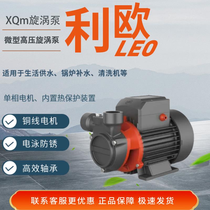 利欧XQM5060微型旋涡泵自来水管道增压泵锅炉加压泵空调循环泵
