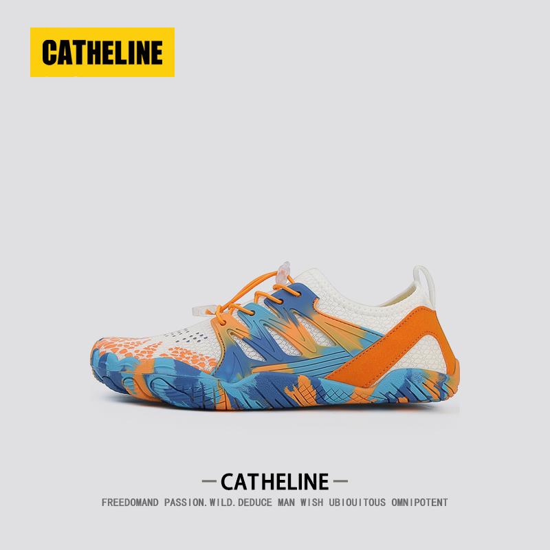 美国CATheline涉水溯溪鞋男夏季户外钓鱼赶海防滑一脚蹬沙滩凉鞋
