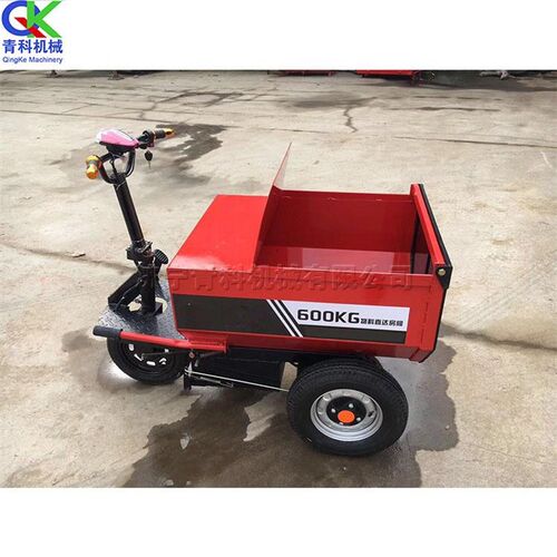 电动三轮室内装修灰斗车 建筑垃B圾运输车 养殖场动物粪便清理车