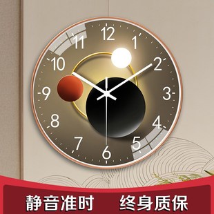 荣科钟表挂钟客厅家用时尚创意个性钟表简约静音石英钟挂墙时钟