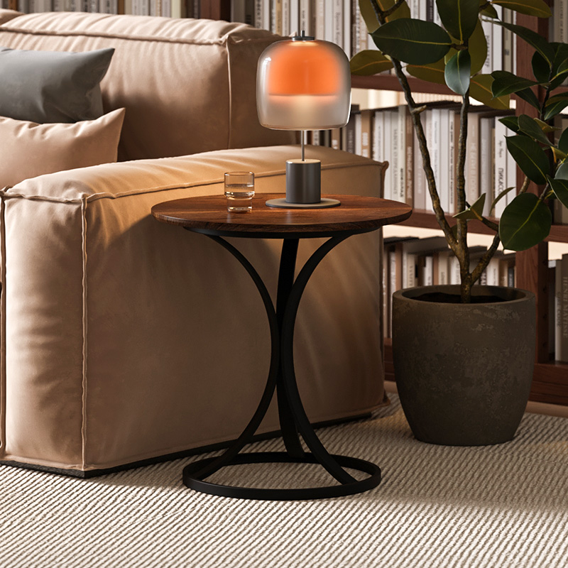 沙发边几茶几小桌子圆o桌家用简约现代客厅创意网红边桌轻奢高级