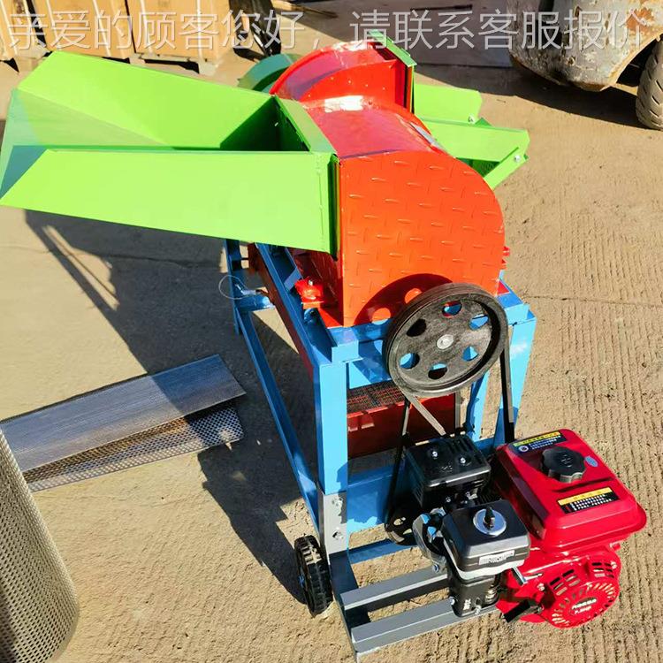 汽油脱机力玉RIF米粒型机小家用大豆脱粒机农动用谷子高粱打粒机