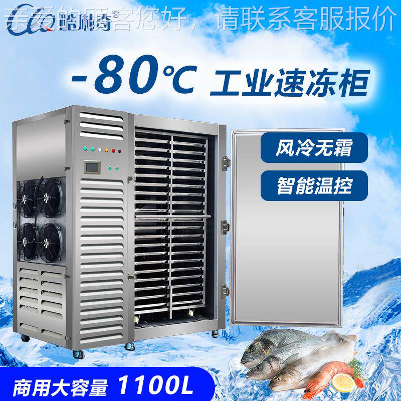 广东1省佛山创羽电器有限司100L117-80度速冻市柜海鲜包子饺子公
