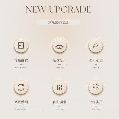 吸盘三角置物架免打孔壁挂式卫生间墙角收纳架浴室多功能高端架子