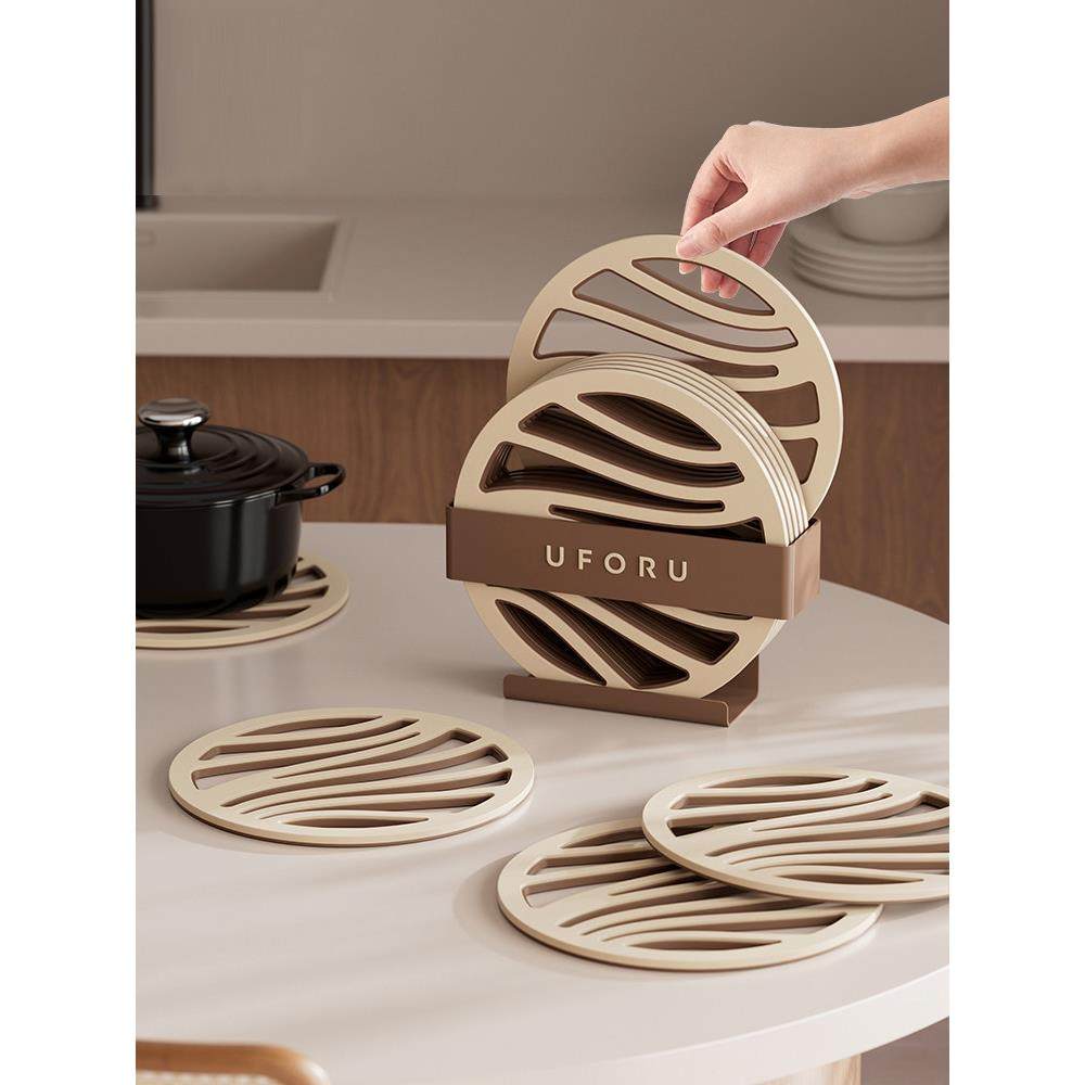 意大利餐垫高级感轻奢隔热垫硅胶防烫耐高温碗垫盘垫加厚防水杯垫,居家布艺,餐垫,淘宝优惠券,粉丝福利购,淘宝优惠卷