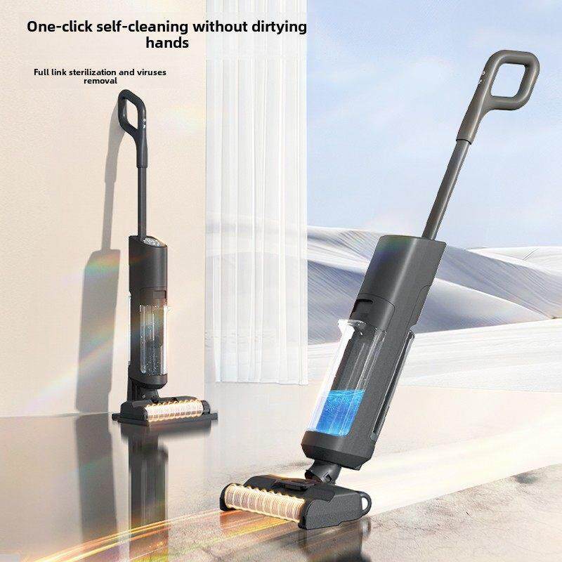 洗地机吸拖一体机器人拖地三合一吸尘家用脱扫地自动清洗电动拖把