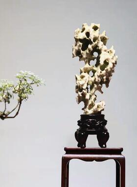 太湖石天然原石灵璧石传统中式文房观赏石庭院景观石奇石石头摆件