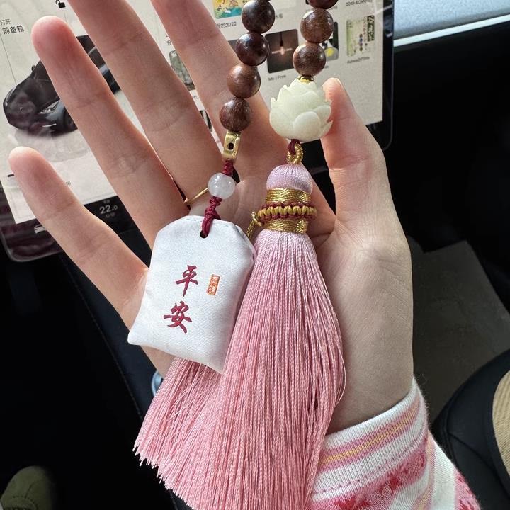 天然菩提葫芦高档汽车后照镜挂件汽车挂件饰品男女diy礼物出入平