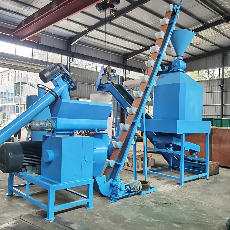 养鸡场环模饲料颗粒机鸭鹅饲料制粒机械大产量猪羊兔饲料颗粒机