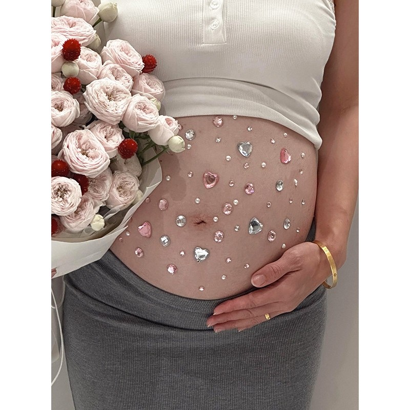 爱心钻石3D立体贴纸装饰简约ins风可DIY年轻孕妇宝妈拍照出片神器,孕妇装/孕产妇用品/营养,影楼服装,淘宝优惠券,粉丝福利购,淘宝优惠卷