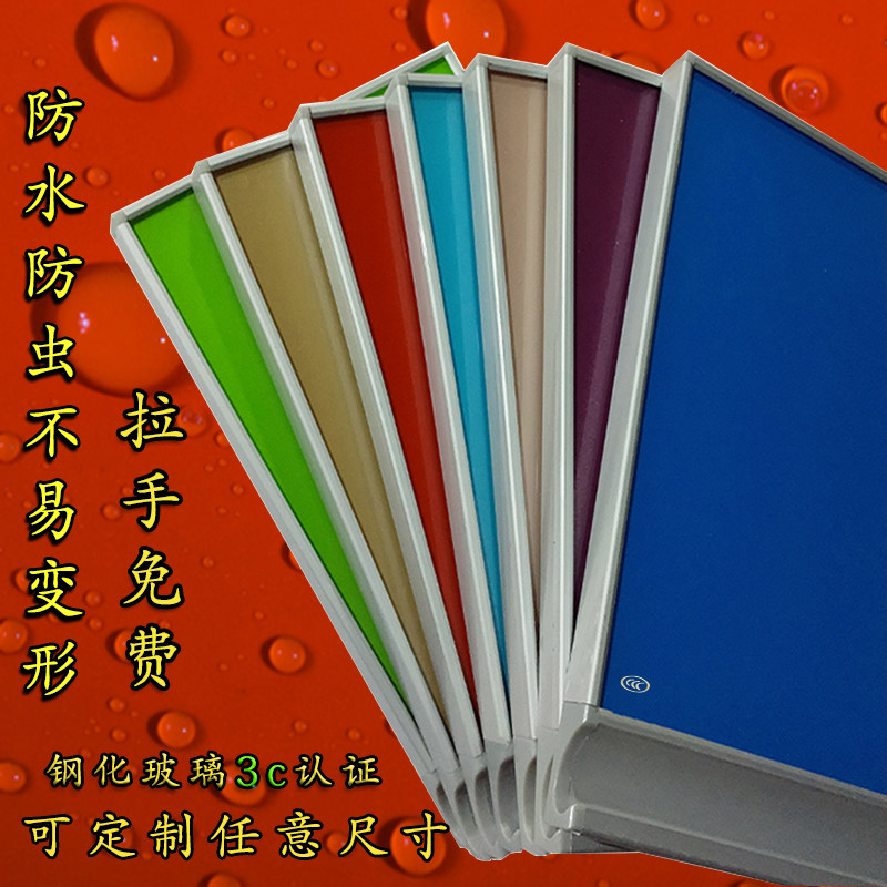 整体橱柜门定做门板3c钢o化玻璃晶钢门瓦斯炉防水地柜阳台吊柜门