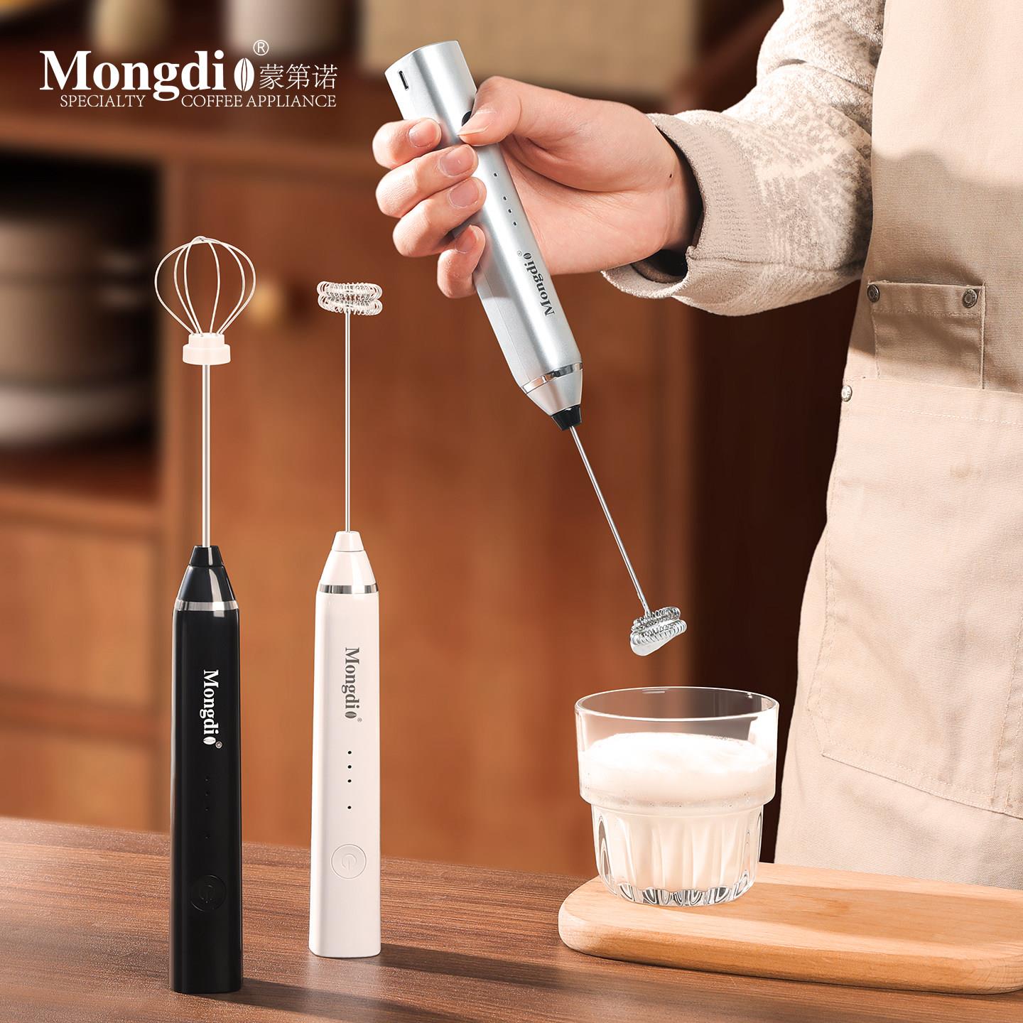 Mongdio打奶泡器咖啡打泡器手持奶泡打发器电动奶泡机牛奶搅拌棒