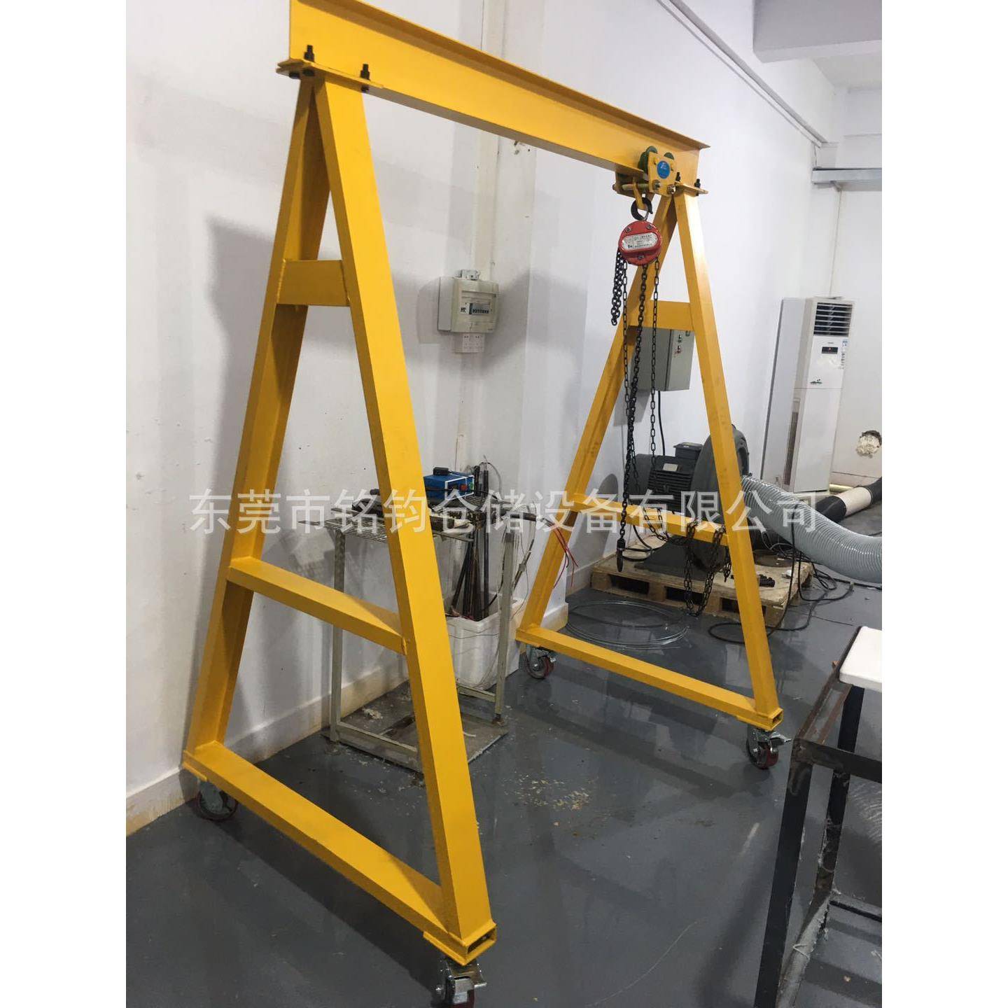 1顿2顿3门式龙门吊移动式葫芦龙门架可拆卸式吊架升降机起重机