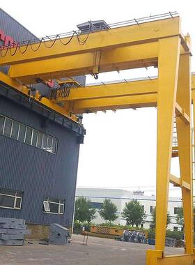 BMH型半门式起重机工程机械龙门吊20吨户外单梁半门式起重机