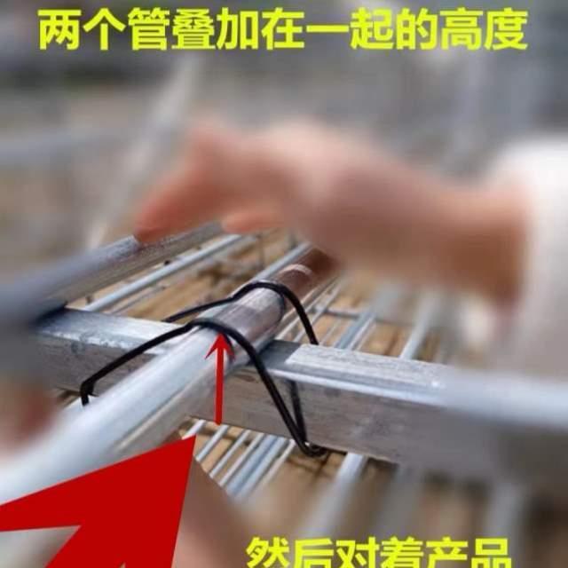 温室钢丝卡扣固定簧夹子夹圆管大全卡子热镀锌压顶大棚配件钢管
