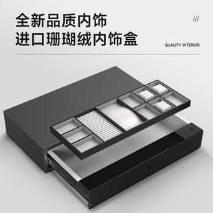 虎牌保险柜 箱珠宝首饰贵重物品抽 家用小型2024新款 隐形指纹密码
