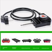 插电电热锅电线1.5米电火锅电源线插头电锅5档温控开关方锅调温器