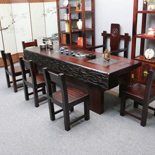 清仓老船木茶桌椅组合实木功夫泡茶台办公室高档客厅茶几套装一体