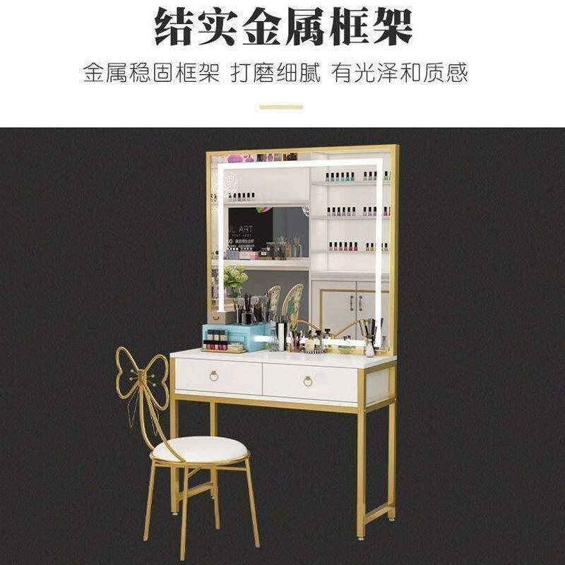 化妆台影楼专用带灯专业彩妆婚纱店学校化妆师化妆桌美容院梳妆台